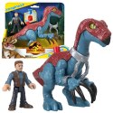 Jurassic World zestaw Imaginext figurki Therizinosaurus + Owen ZA5096