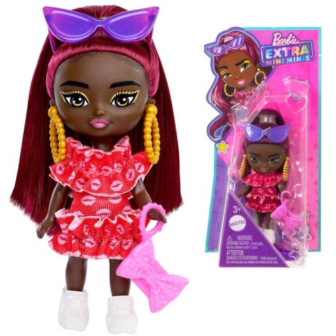 Lalka stylowa lalka modowa Barbie Extra Mini Minis HLN47 ZA5105 D