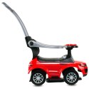 Jeździk pchacz chodzik dla dziecka z rączką i obejmą Sport car czerwony