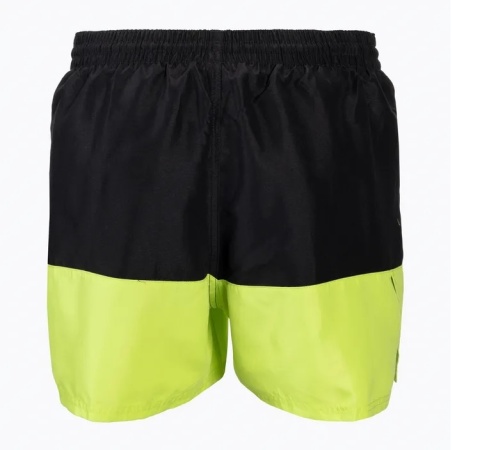 NIKE SZORTY KĄPIELOWE NESSB451-312 S ZIELONO/CZARNE