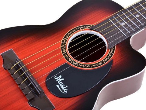 Gitara 6 strunowa dla dzieci zabawka IN0101 ciemna
