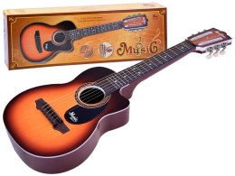 Gitara 6 strunowa dla dzieci zabawka IN0101 jasna