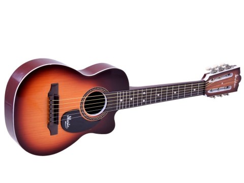 Gitara 6 strunowa dla dzieci zabawka IN0101 jasna