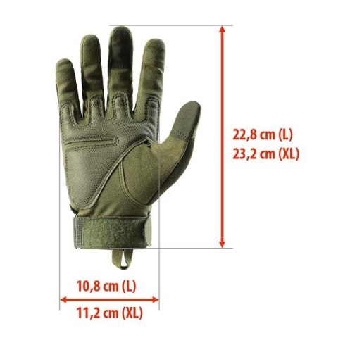 NILS CAMP NC1798 RĘKAWICE TAKTYCZNE ZIELONE XL NILS CAMP