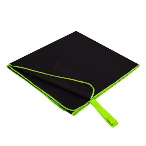 NILS NCR11 RĘCZNIK Z MIKROFIBRY CZARNY 140x70 cm NILS