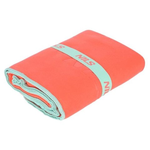 NILS NCR11 RĘCZNIK Z MIKROFIBRY KORALOWY 140X70 CM NILS