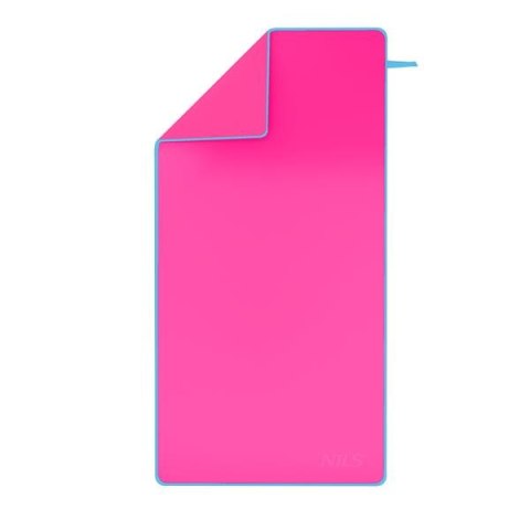 NILS NCR11 RĘCZNIK Z MIKROFIBRY RÓŻOWY 140x70 cm NILS