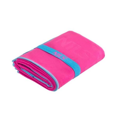 NILS NCR11 RĘCZNIK Z MIKROFIBRY RÓŻOWY 140x70 cm NILS