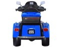 Duży Motor Chopper na akumulator dla dzieci PA0254 niebieski