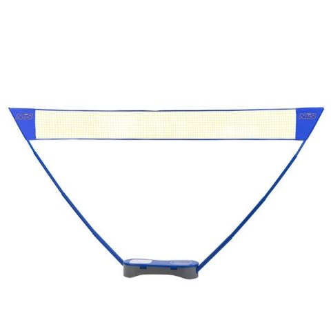 NILS ZSB2 ZESTAW 2w1 SIATKA DO BADM. + TENIS ZIEMNY + 2 RAKIETY + 2 LOTKI + WALIZKA NILS