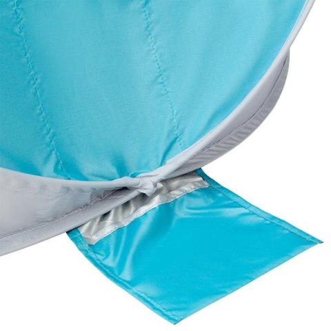 NILS NC3174 TURKUSOWO-SZARY NAMIOT PLAŻOWY SAMOROZKŁADAJĄCY PODŁOGA NILS