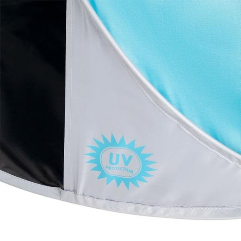 NILS NC3174 TURKUSOWO-SZARY NAMIOT PLAŻOWY SAMOROZKŁADAJĄCY PODŁOGA NILS