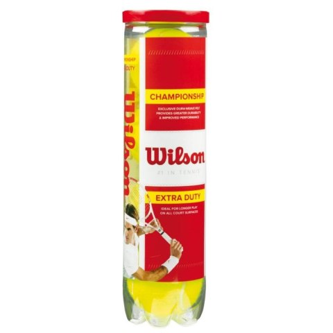 Wilson Piłki do tenisa ziemnego Wilson Championship 4 szt WRT110000