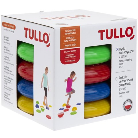 AM Tullo Dyski sensoryczne 4 szt.Tullo 457