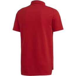 Adidas teamwear Koszulka męska adidas Condivo 20 Polo czerwono-biała ED9235