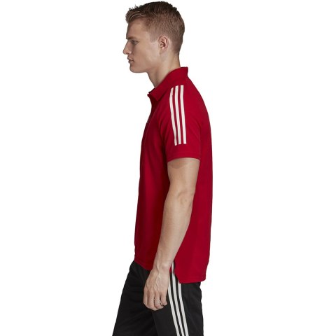 Adidas teamwear Koszulka męska adidas Condivo 20 Polo czerwono-biała ED9235