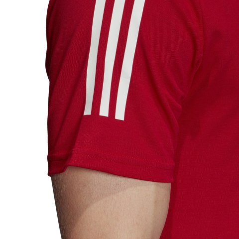 Adidas teamwear Koszulka męska adidas Condivo 20 Polo czerwono-biała ED9235