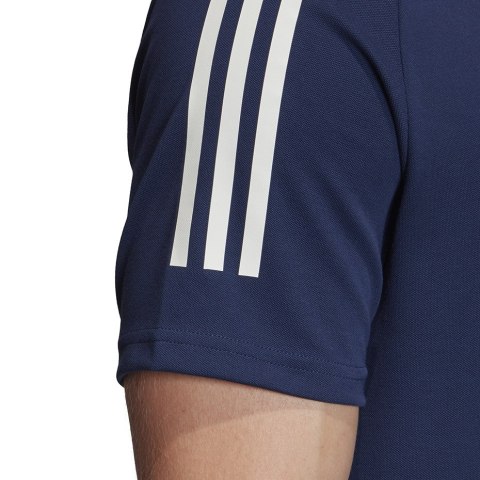 Adidas teamwear Koszulka męska adidas Condivo 20 Polo granatowo-biała ED9245