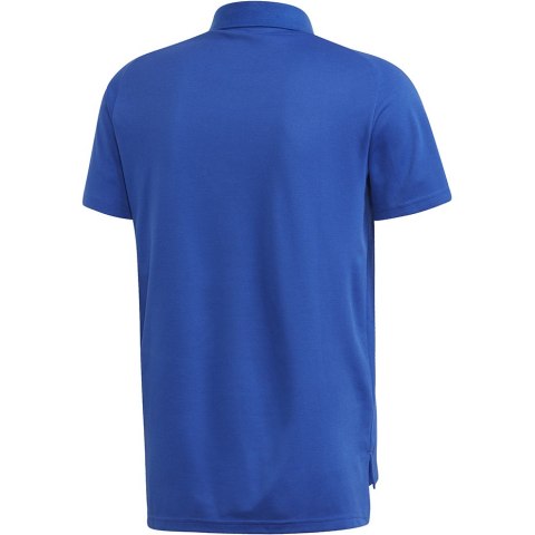 Adidas teamwear Koszulka męska adidas Condivo 20 Polo niebiesko-biała ED9237