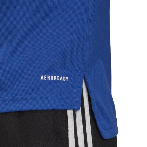 Adidas teamwear Koszulka męska adidas Condivo 20 Polo niebiesko-biała ED9237