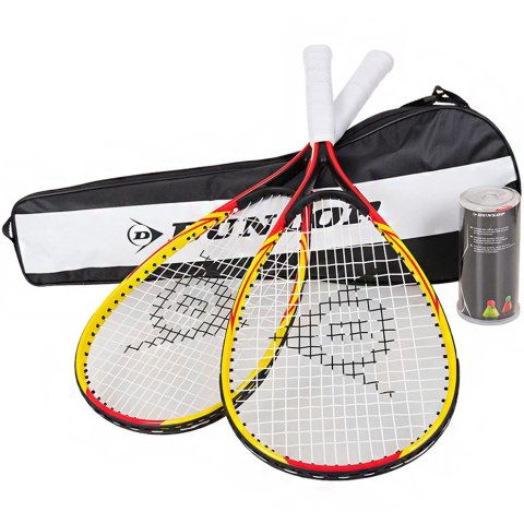 Dunlop Zestaw do Speedmintona Racketball Set Dunlop żólto-czerwone 762091