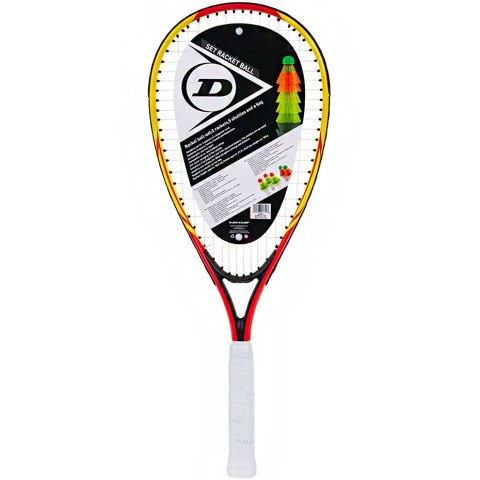 Dunlop Zestaw do Speedmintona Racketball Set Dunlop żólto-czerwone 762091
