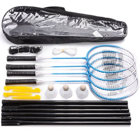 Meteor Zestaw do badmintona Meteor Motion 4 niebiesko-biały 20077
