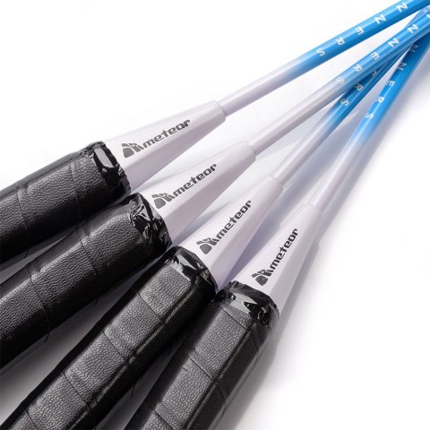 Meteor Zestaw do badmintona Meteor Motion 4 niebiesko-biały 20077