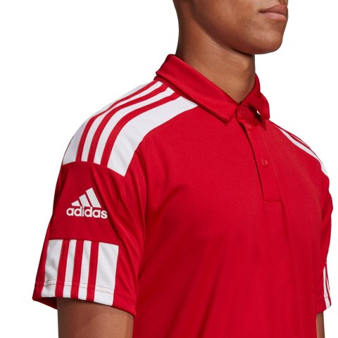 Adidas teamwear Koszulka męska adidas Squadra 21 Polo czerowna GP6429