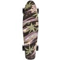 Meteor Deskorolka Meteor Multikolor Flowers czarno-zielona 22606