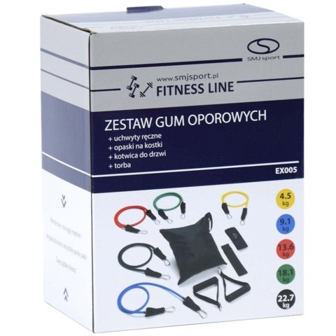 Smj Zestaw gum oporowych SMJ EX005 5szt