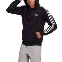 Adidas Bluza męska adidas Essentials Full-Zip Hoodie czarna GK9051