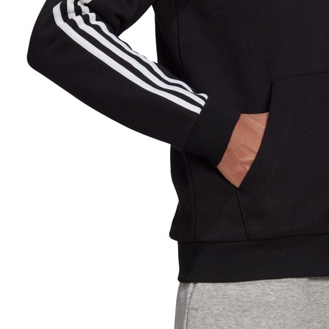 Adidas Bluza męska adidas Essentials Full-Zip Hoodie czarna GK9051