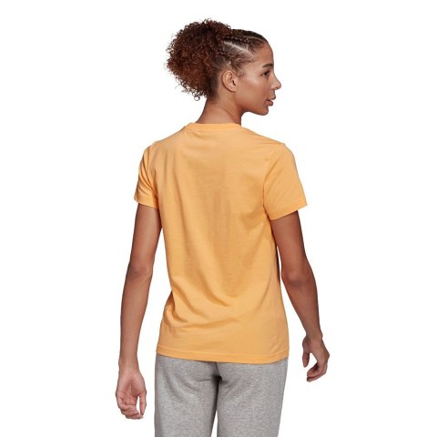 Adidas Koszulka damska adidas Outlined Floral Graphic T-Shirt żółta GL1030