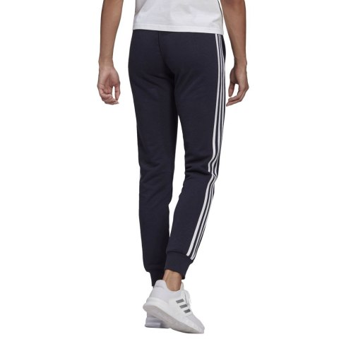 Adidas Spodnie damskie adidas Essentials Slim Tapered Cuffed Pant granatowe GM8736