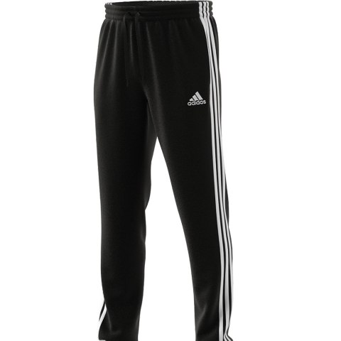 Adidas Spodnie męskie adidas Essentials Tapered Elasticcuff 3 Stripes Pant czarne GK8829