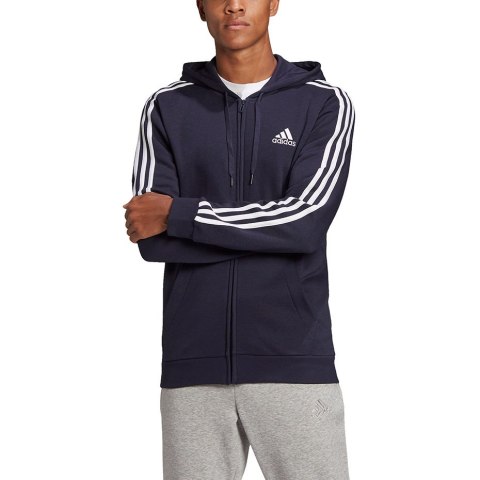 Adidas Bluza męska adidas Essentials Full-Zip Hoodie granatowa GK9053