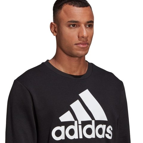 Adidas Bluza męska adidas Essentials Sweatshirt czarna GK9076