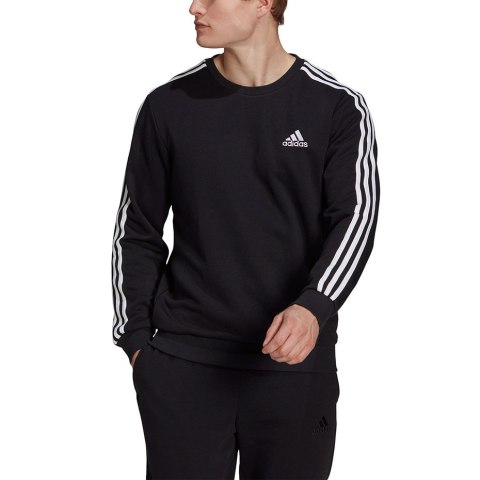 Adidas Bluza męska adidas Essentials Sweatshirt czarna GK9078