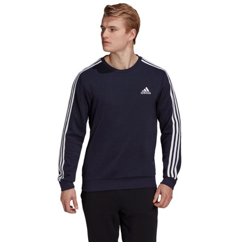Adidas Bluza męska adidas Essentials Sweatshirt granatowa GK9079