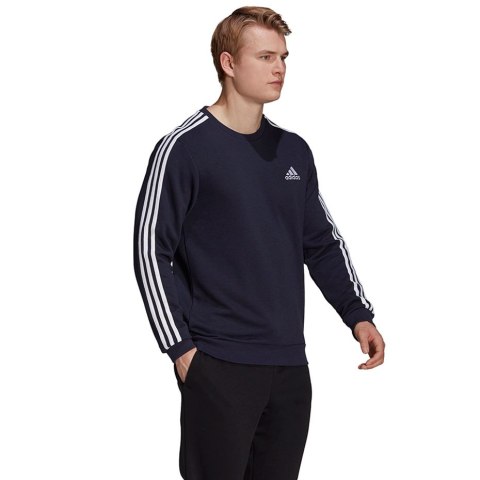 Adidas Bluza męska adidas Essentials Sweatshirt granatowa GK9079