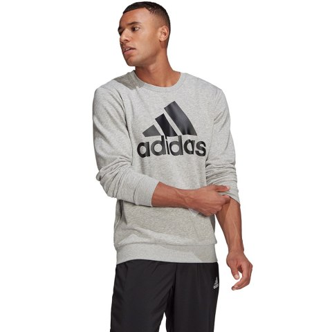 Adidas Bluza męska adidas Essentials Sweatshirt szara GK9077