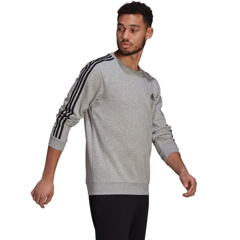 Adidas Bluza męska adidas Essentials Sweatshirt szara GK9101