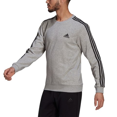Adidas Bluza męska adidas Essentials Sweatshirt szara GK9101