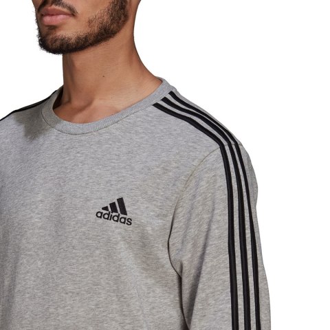 Adidas Bluza męska adidas Essentials Sweatshirt szara GK9101