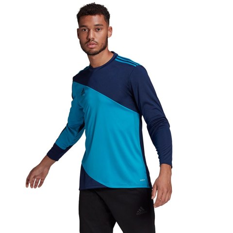 Adidas teamwear Bluza bramkarska męska adidas Squadra 21 Goalkeeper Jersey niebiesko-granatowa GN6944