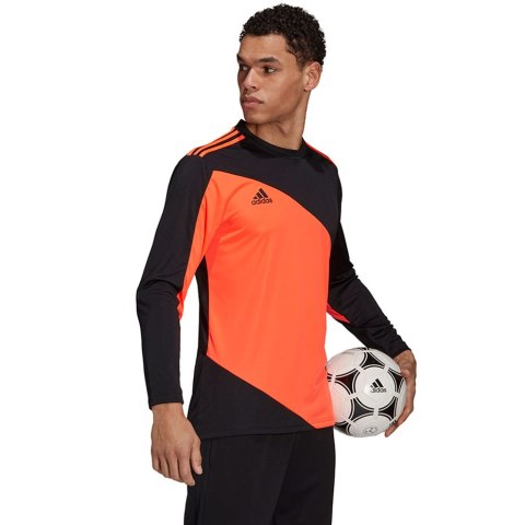 Adidas teamwear Bluza bramkarska męska adidas Squadra 21 Goalkeeper Jersey pomarańczowo-czarna GK9805