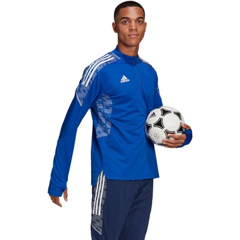 Adidas teamwear Bluza męska adidas Condivo 21 Training Top Primeblue niebieska GE5421