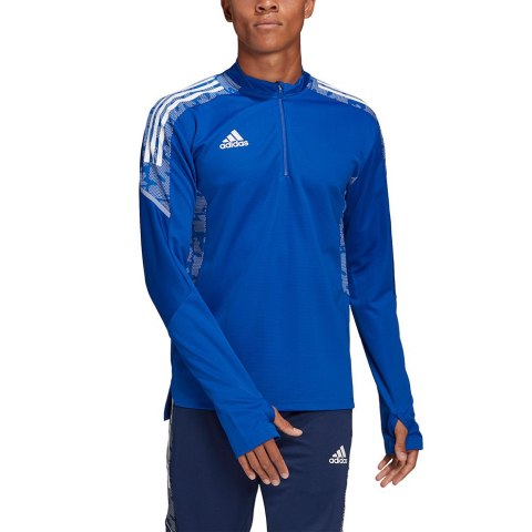 Adidas teamwear Bluza męska adidas Condivo 21 Training Top Primeblue niebieska GE5421