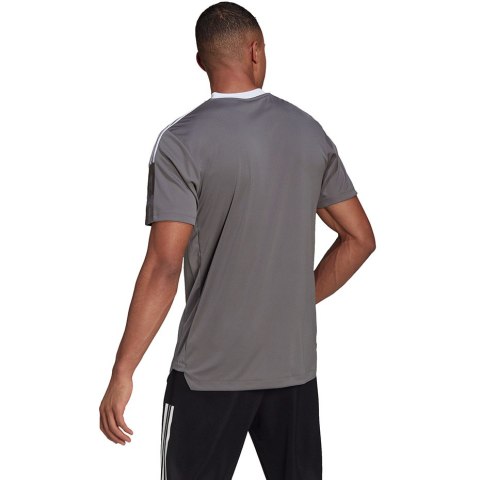 Adidas teamwear Koszulka męska adidas Tiro 21 Training Jersey szara GM7587